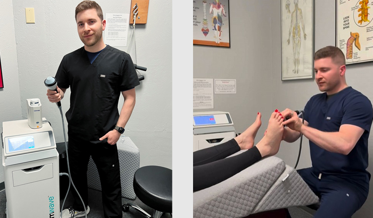 exam room of Belmont Auto Accident Injury Chiropractic