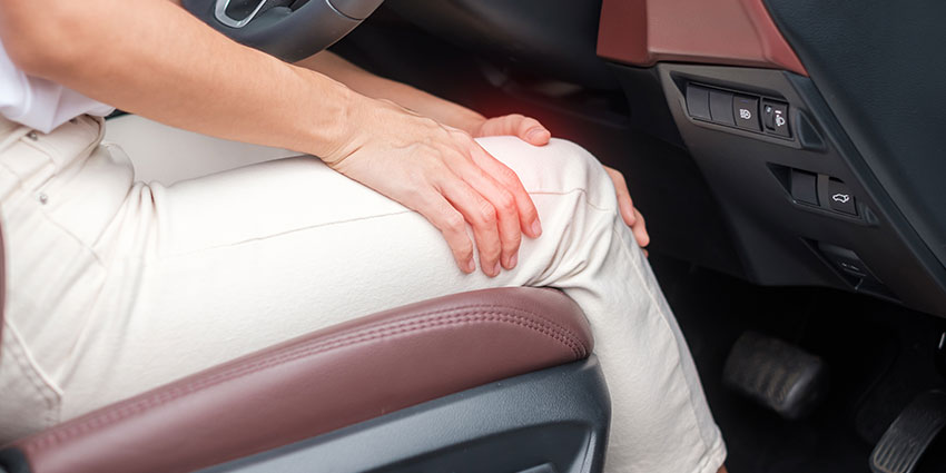 auto accident chiropractor for knee pain treatment in Belmont