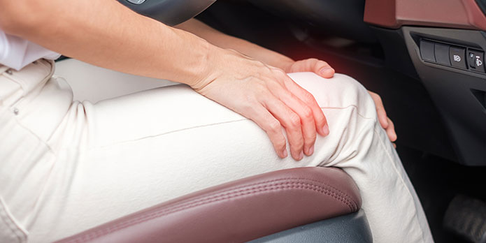 auto accident treatments for knee pain in Belmont