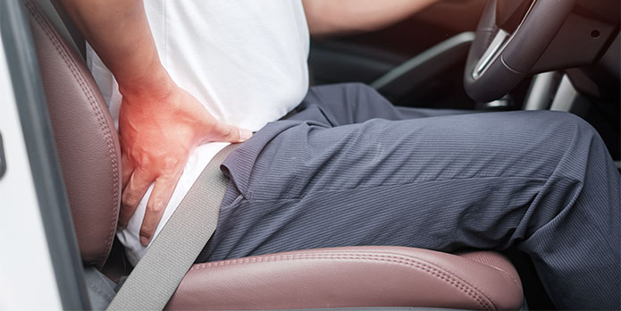 auto accident treatments for tailbone pain in Belmont